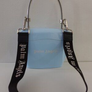 Palms Angel Top Handle Bag Blue Padlock